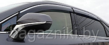 Ветровики клеящиеся Headway Lexus RX350 с 2010 с хромом