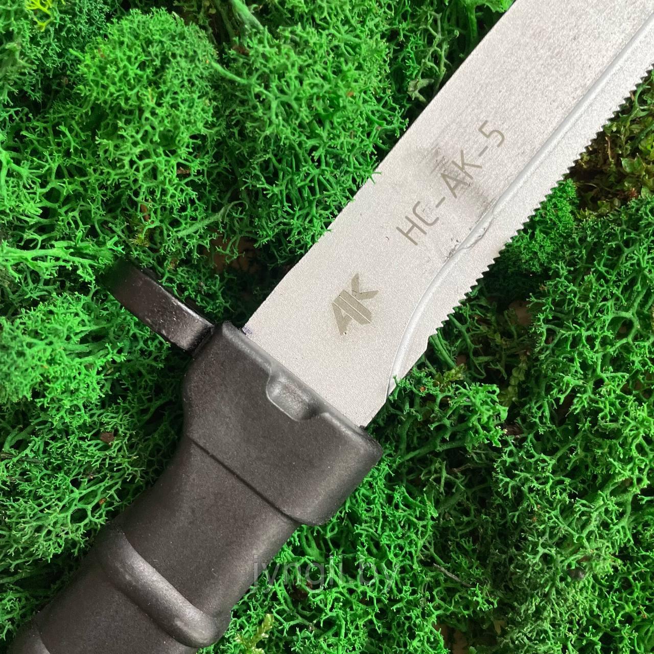 Нож ММГ штык-нож НС-АК (6Х5) с пропилом (подходит к ММГ АК) - фото 4 - id-p181787638