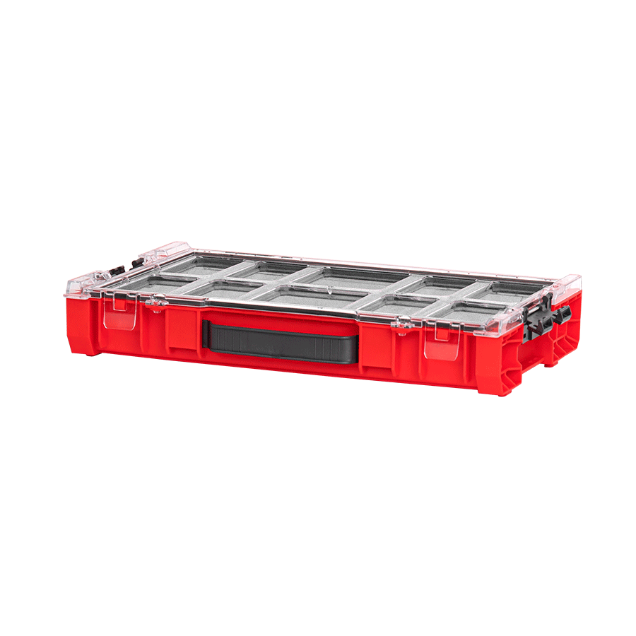 Ящик для инструментов Qbrick System PRO Organizer 100 Red Ultra HD, красный