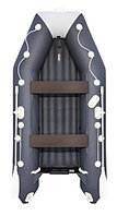 Надувная лодка Аква 3600 НДНД cветло-серый / графит