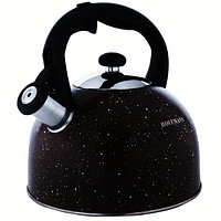 Чайник со свистком 3л Hoffman HM-55126-3 (черный)