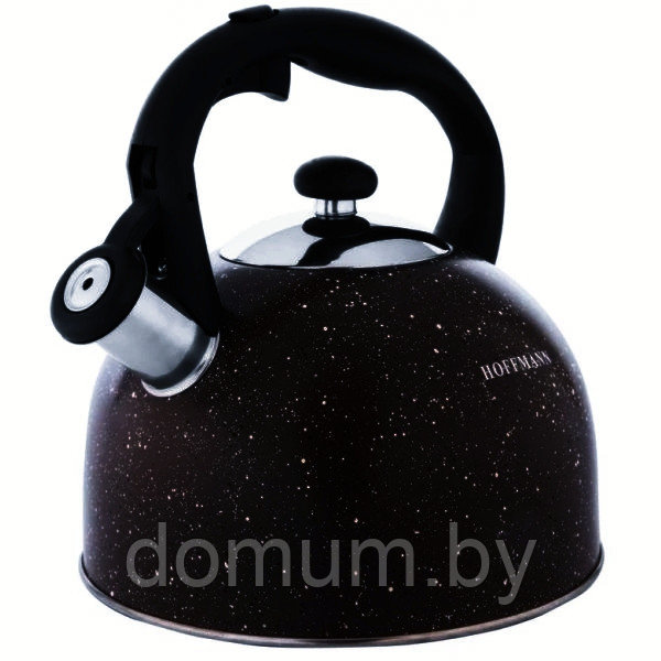 Чайник со свистком 3л Hoffman HM-55126-3 (черный) - фото 1 - id-p181738589