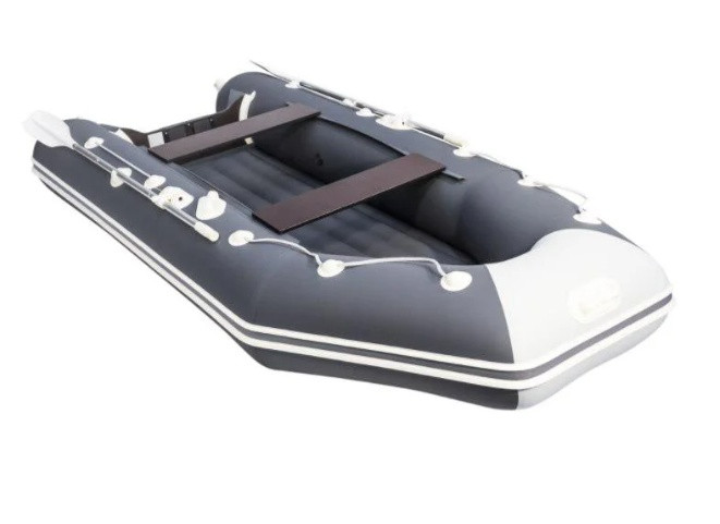 Надувная лодка Аква 3200 НДНД cветло-серый / графитa - фото 3 - id-p181789033
