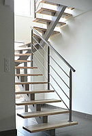 Металлокаркас для лестницы на монокосоуре модель 164