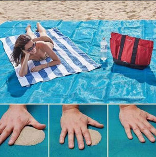 Пляжная лежанка (коврик) Анти Песок Sand Free Mat