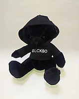 Мягкая игрушка Черный Медведь в худи Блэкбо (blckbo) 46 см