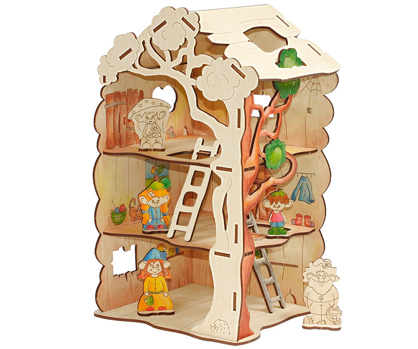Конструктор Woody Дом-дерево для Лешиков - фото 1 - id-p181793795