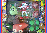 Зомби против растений, игровой набор PLANTS VS ZOMBIES 4 фигурки 130-9 в