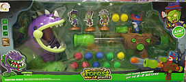 Игровой набор "Зомби против растений" Чомпер с электронным таблом ,пулемет,шарики PLANTS VS ZOMB 666-27A