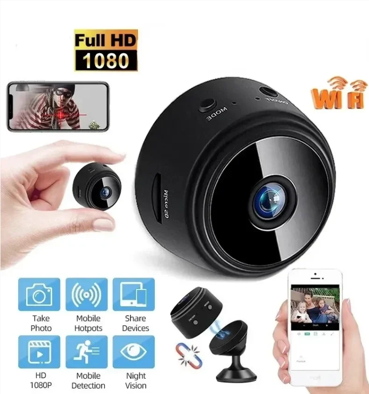 Мини-камера A9 Wi-Fi SMART CAMERA - фото 8 - id-p181821367