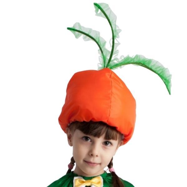 Карнавальная шапка овощ Морковь МИНИВИНИ
