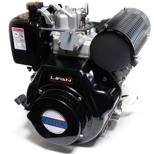 Двигатель дизельный Lifan C192F-D(вал 25мм) 15лс 6А - фото 1 - id-p181879777