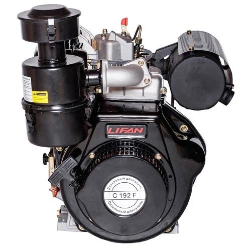 Двигатель дизельный Lifan C192F(вал конус, для генератора) 15лс