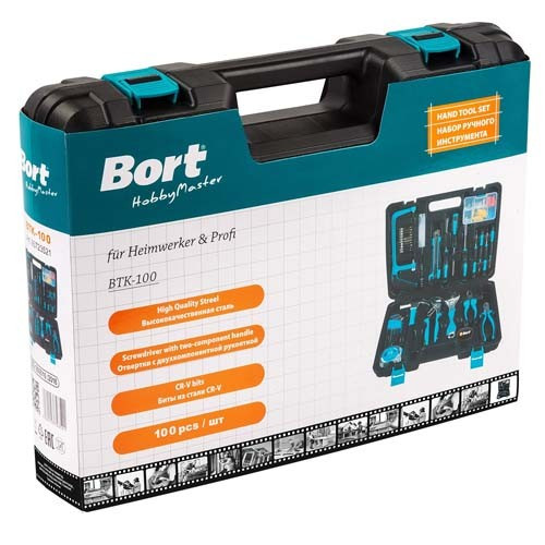Набор ручного инструмента Bort BTK-100 - фото 3 - id-p181883092