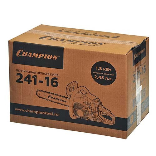 Бензопила CHAMPION 241-16" - фото 4 - id-p181882165