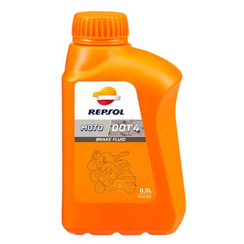 Жидкость тормозная Repsol Moto DOT 4 Brake Fluid 0,5л - фото 1 - id-p181883402