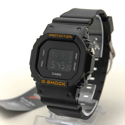 Часы электронные G-SHOCK DW-5600 (черный+желтый), фото 2