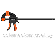 Струбцина пистолетная 300х60мм (быстрозажимная, мягкие накладки) STARTUL PROFI ST9026-30