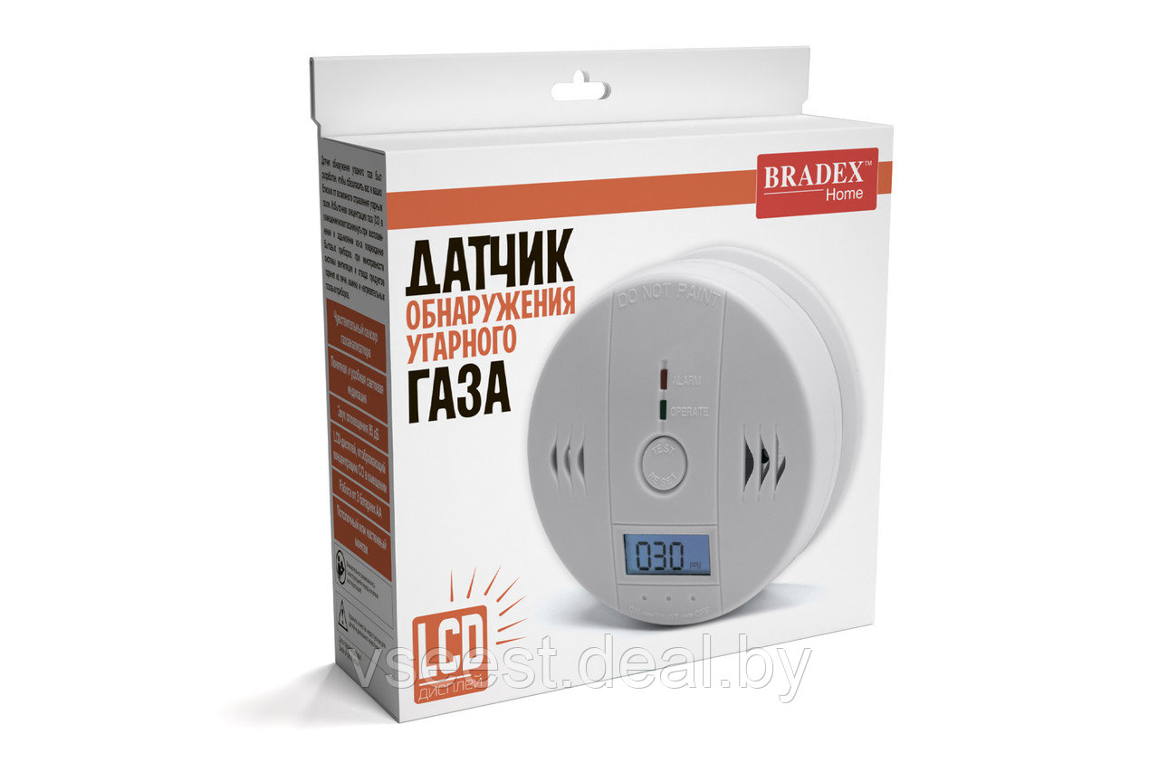 Датчик обнаружения угарного газа (Gas Detector on Batteries)TD 0369 - фото 4 - id-p181888400