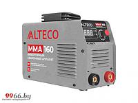 Сварочный аппарат инвертор Alteco MMA-160 электродный бытовой ручной сварочник MMA инверторная дуговая сварка