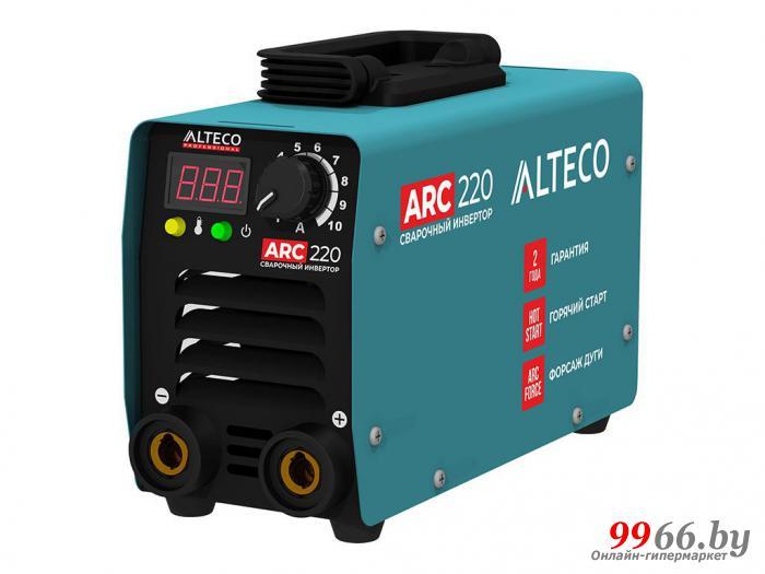 Бытовой сварочный аппарат Alteco ARC-220 Standard (N) 26350 электродный ручной сварочник MMA инвертор дуговой