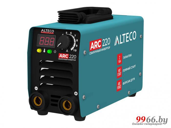 Бытовой сварочный аппарат Alteco ARC-220 Standard (N) 26350 электродный ручной сварочник MMA инвертор дуговой - фото 1 - id-p181602041