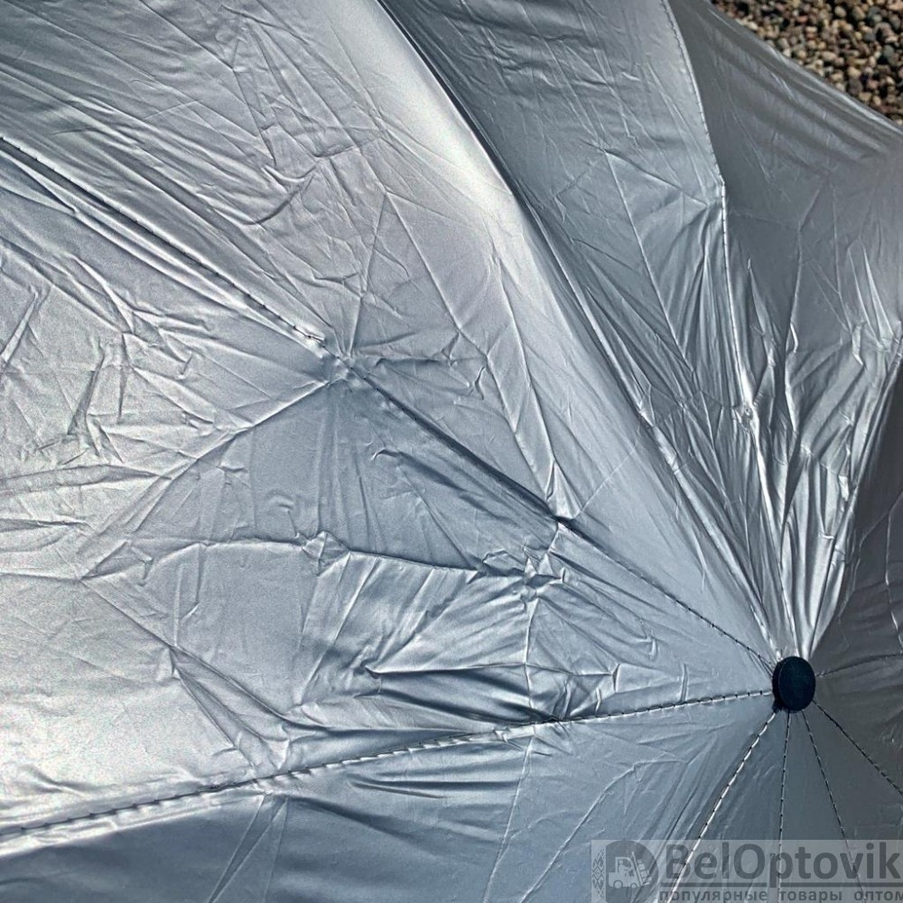 Солнцезащитный зонт для лобового стекла автомобиля, светоотражающий, складной 75 х 130 см - фото 7 - id-p181940940