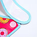 Нагрудник для кормления «Пончики» непромокаемый на липучке, с карманом, фото 6