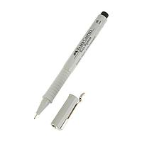Ручка капиллярная для черчения и рисования Faber-Castell линер Ecco Pigment 0.1 мм, пигментная, черный 166199