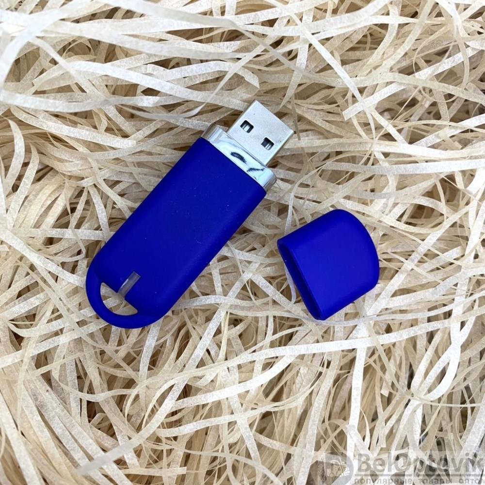 USB накопитель (флешка) Shape с покрытием софт тач, 16 Гб Оранжевая - фото 3 - id-p181949423