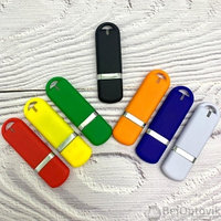 USB накопитель (флешка) Shape с покрытием софт тач, 16 Гб Белая, фото 1
