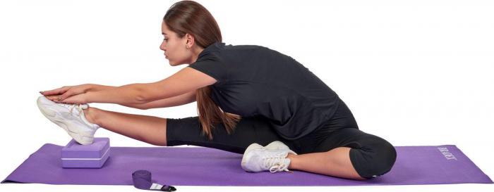 Коврик для йоги и фитнеса 173*61*0,3 фиолетовый (Yoga mat 173*61*0,3 violet 814c), Bradex SF 0397 - фото 2 - id-p176616254