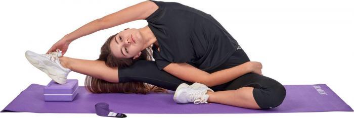 Коврик для йоги и фитнеса 173*61*0,3 фиолетовый (Yoga mat 173*61*0,3 violet 814c), Bradex SF 0397 - фото 10 - id-p176616254
