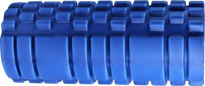 Валик для фитнеса «ТУБА» синий (Deep tissue massage foam roller. Pantone number 7686C), Bradex SF 0064 - фото 5 - id-p177288050