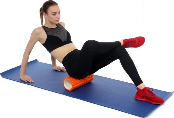 Валик для фитнеса «ТУБА», серый (Deep tissue massage foam roller. Pantone number Cool Grey 4C), Bradex SF 0335 - фото 4 - id-p177288052