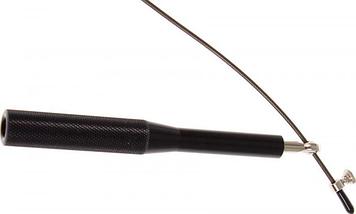 Скакалка скоростная металлическая, черная (speed jump rope), Bradex SF 0460, фото 3