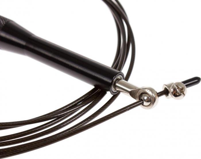 Скакалка скоростная металлическая, черная (speed jump rope), Bradex SF 0460 - фото 7 - id-p178951610