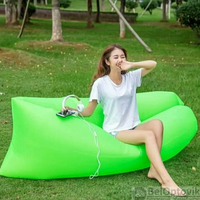 ХИТ СЕЗОНА Надувной диван (Ламзак) 180 Х 70см Салатовый (зеленый)  (без кармашков)