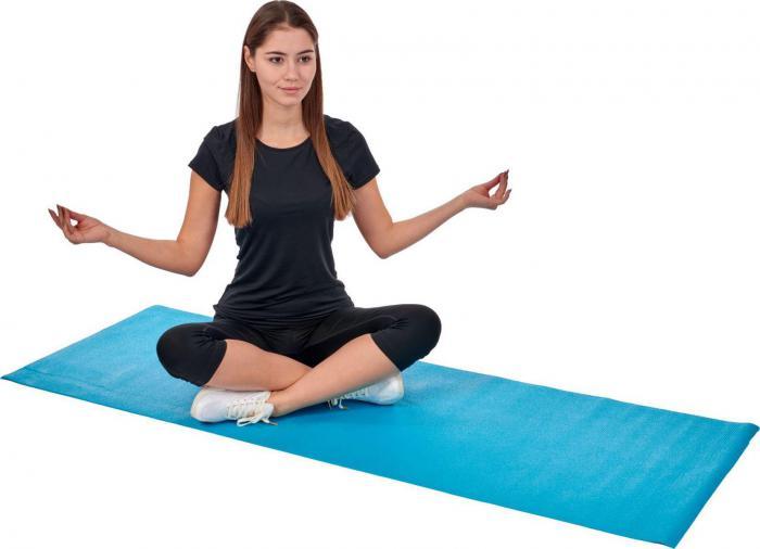 Коврик для йоги и фитнеса Bradex SF 0693, 173*61*0,3 см, бирюзовый с переноской (Yoga mat 173*61*0,3 cm light - фото 7 - id-p180646431