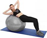 Мяч для фитнеса, полумассажный «ФИТБОЛ-65» (Semi-massage Ball 65 cm), Bradex SF 0356, фото 4