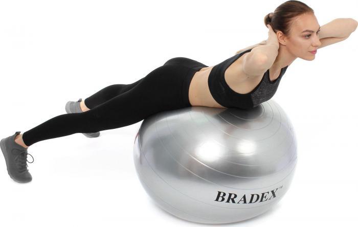 Мяч для фитнеса, полумассажный «ФИТБОЛ-65» (Semi-massage Ball 65 cm), Bradex SF 0356 - фото 6 - id-p180646433