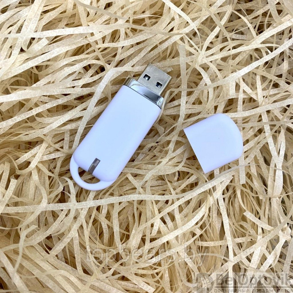 USB накопитель (флешка) Shape с покрытием софт тач, 16 Гб Оранжевая - фото 5 - id-p181951385