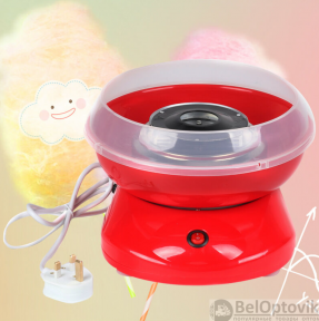 Аппарат для приготовления сладкой ваты Cotton Candy Maker (Коттон Кэнди Мэйкер для сахарной ваты) Красная, фото 1