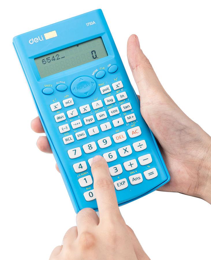 Калькулятор инженерный DELI E1710A, 10+2-разрядный, 2-х строчный - фото 1 - id-p181954501