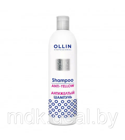 OLLIN SILK TOUCH Антижелтый шампунь для волос, 250мл - фото 1 - id-p181957525