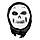 Карнавальный аксессуар страшная маска Крик череп на Хэллоуин, фото 2