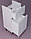 Тумба с умывальником Дана Премиум 100 напольная на 2 ящика (чаша слева) цвет белый, фото 5