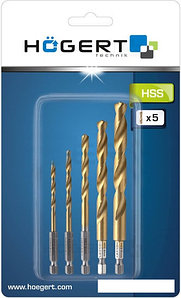 Набор оснастки Hogert Technik HT6D180 (5 предметов)