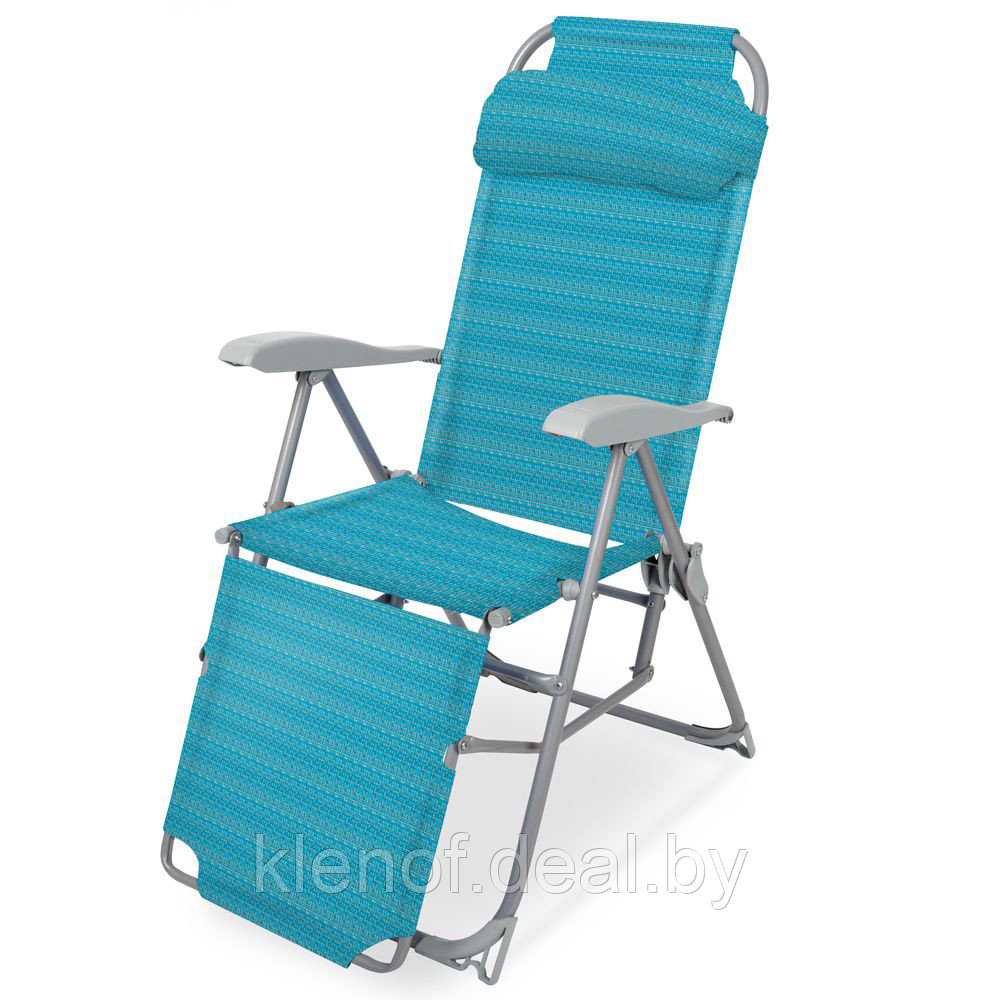 Кресло-шезлонг с подножкой складное (арт. К3/Б) - фото 1 - id-p181961970