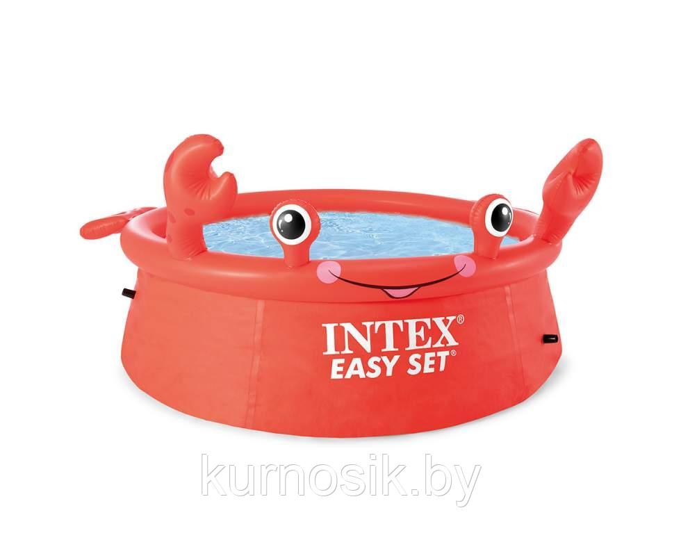 Intex 26100 Надувной бассейн 183х51 см Crab Easy Set - фото 2 - id-p181976443